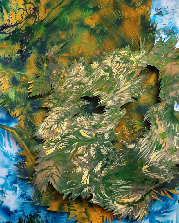 Light plays of ocher